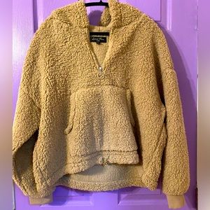 Fleece hooded sweatshirt